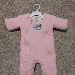 Baby Merlin's Magic Sleepsuit Pink Size Large, 6-9 Months